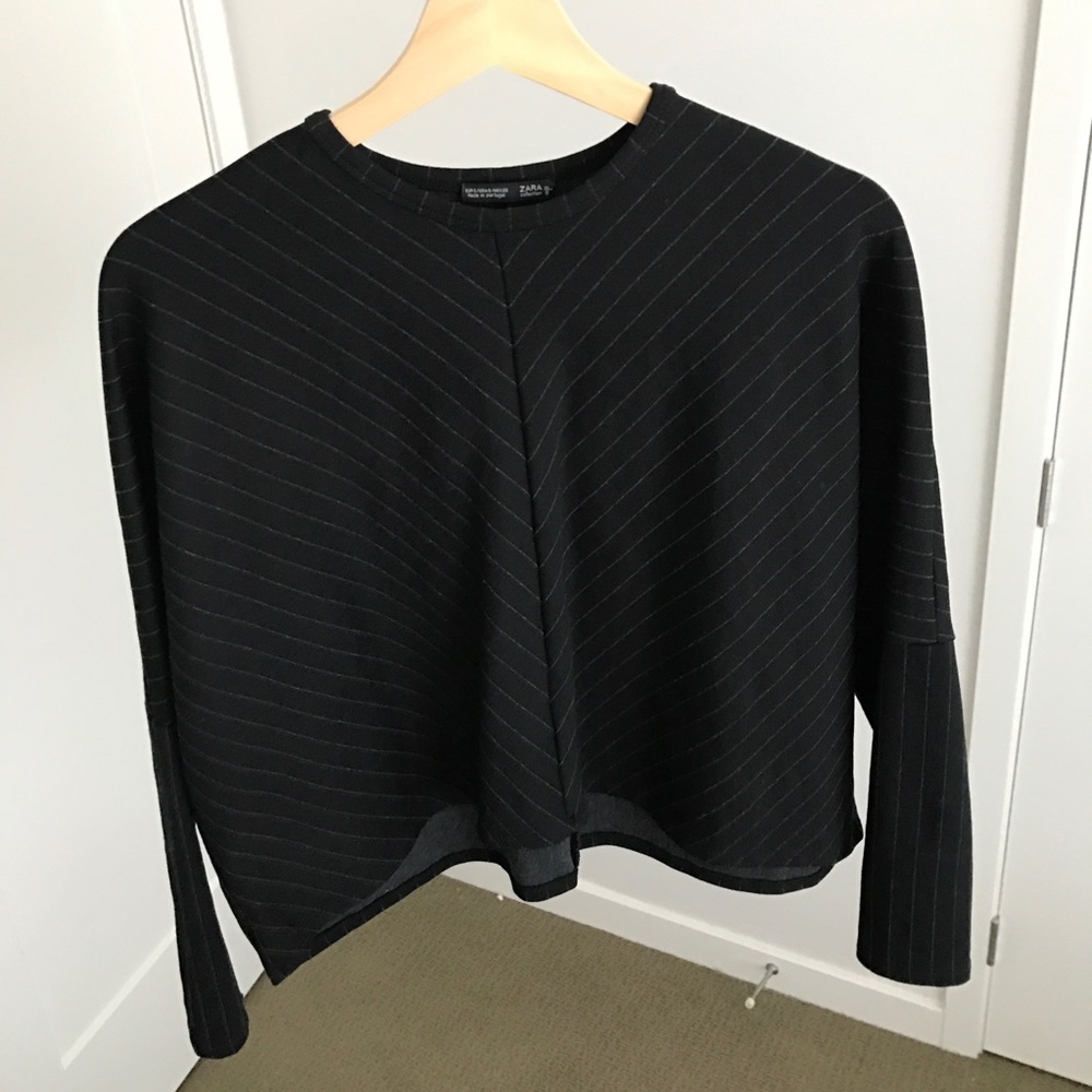 Zara Pin-stripped Top