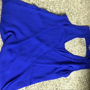 royal blue top