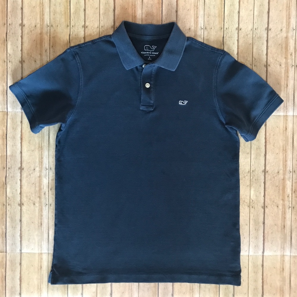 Boys Vineyard Vines Classic Pique Polo Large 16-18