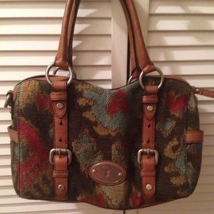 Fossil Maddox large tapestry bag.