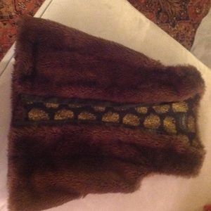 Sanctuary brand faux fur vest