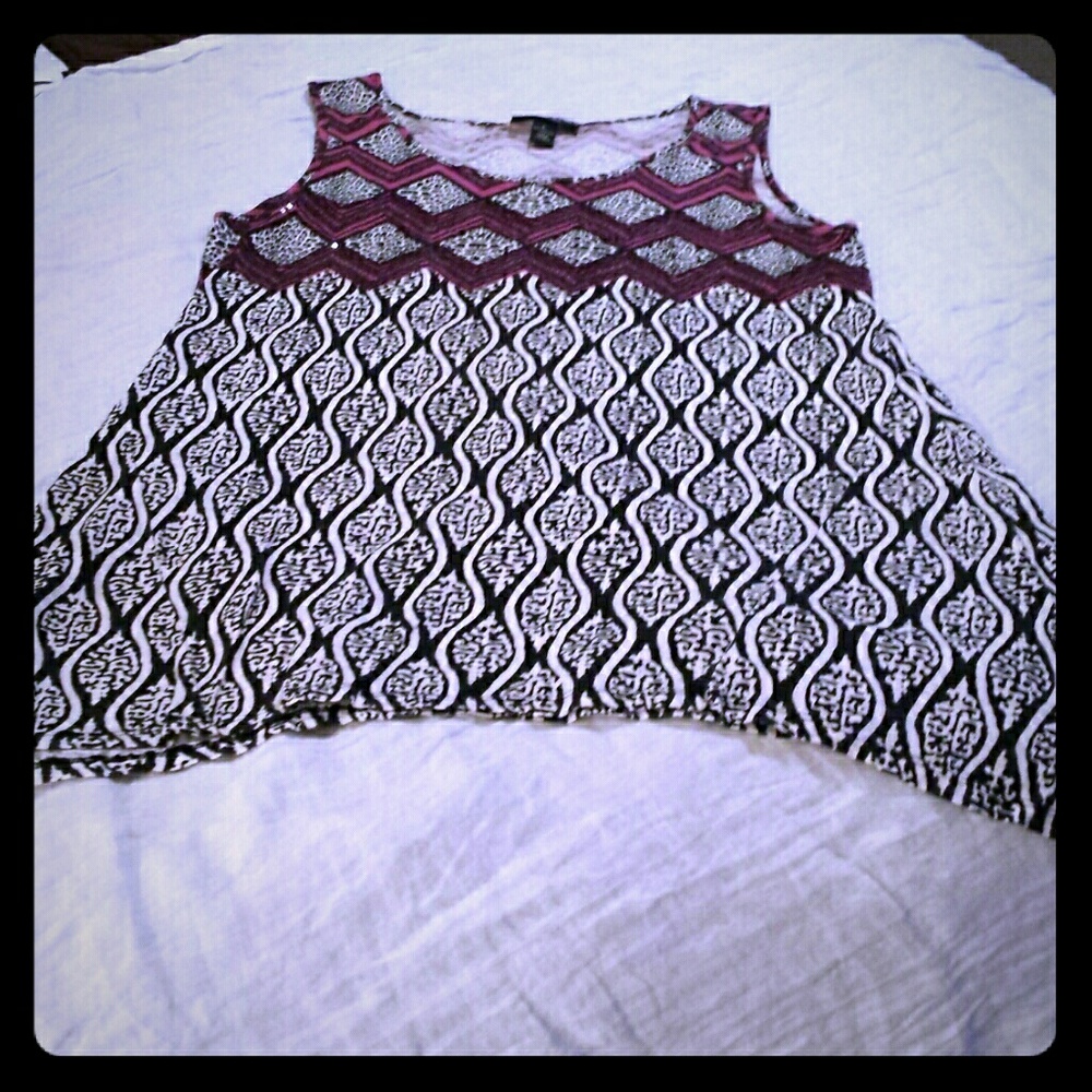 Style & co., Short Sleeve Tunic, Size L
