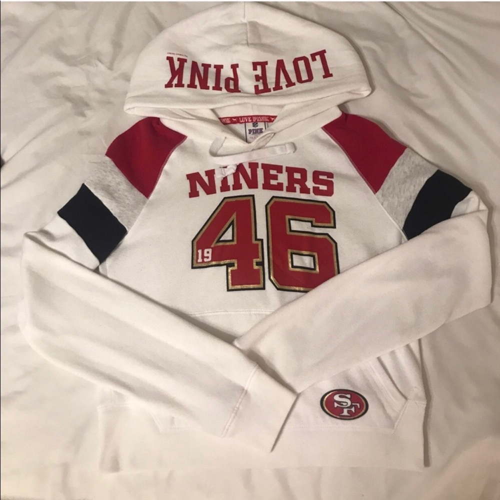 49ers PINK VS hoodie
