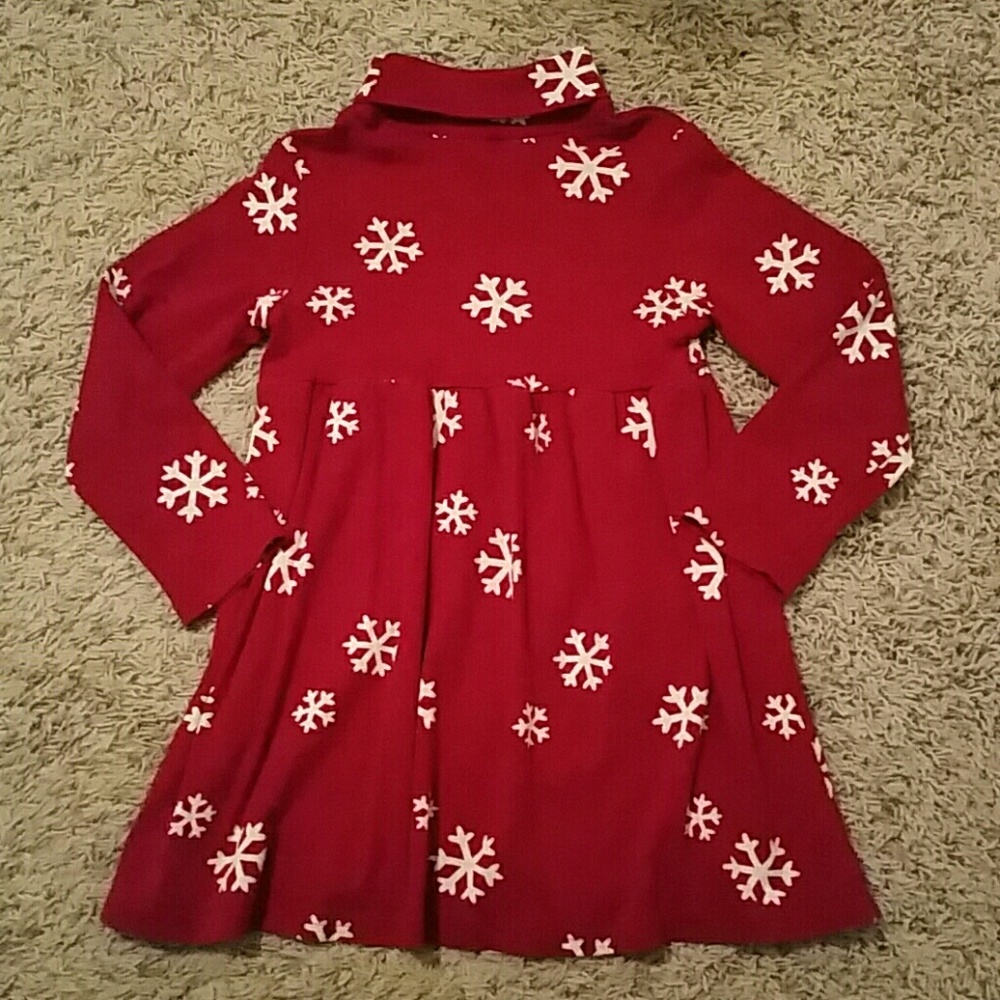 Gymboree Red Snowflake Dress