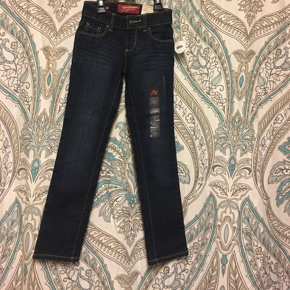 NWT Girls size 7 slim Arizona skinny jeans
