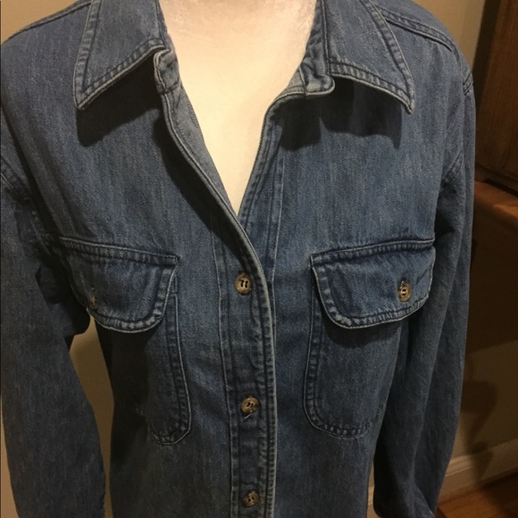 VINTAGE Carroll Reed Long Denim Dress - Picture 2 of 8
