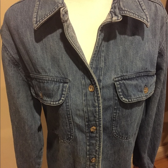 VINTAGE Carroll Reed Long Denim Dress - Picture 3 of 8