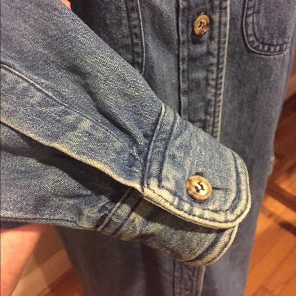 VINTAGE Carroll Reed Long Denim Dress - Picture 5 of 8