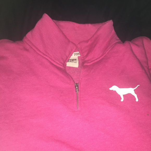 ❤️TRaDED❤️🌈VS PINK half ZipON HOLD - Picture 2 of 3