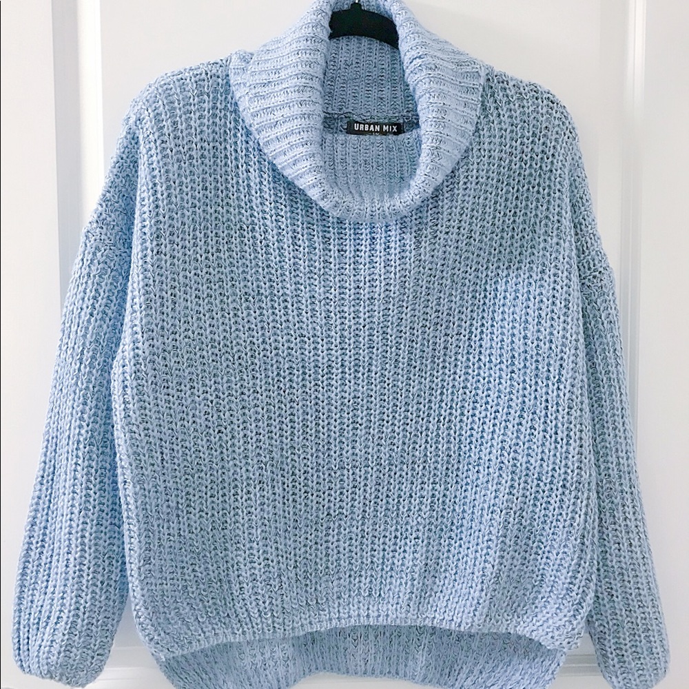 SOLD OUT❄️ Soft Blue Sweater - Picture 5 of 8