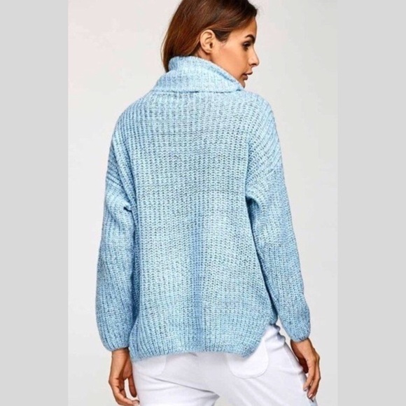 SOLD OUT❄️ Soft Blue Sweater - Picture 2 of 8