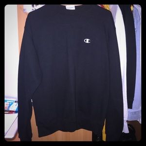 Champion crew neck, black