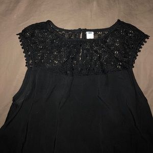 🌸Crocheted babydoll tank top