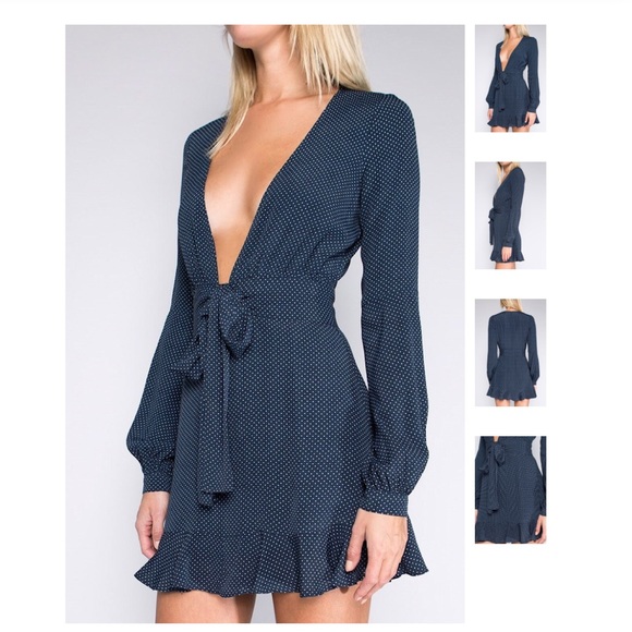 1 left! Rochelle Polka Dot Mini Dress - Picture 3 of 8