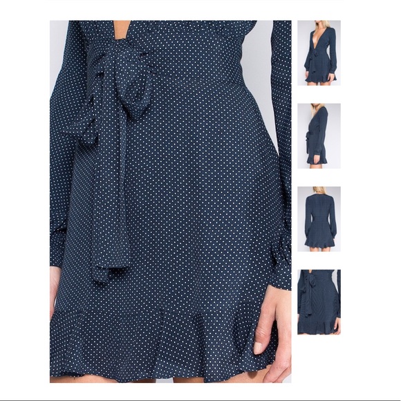 1 left! Rochelle Polka Dot Mini Dress - Picture 6 of 8