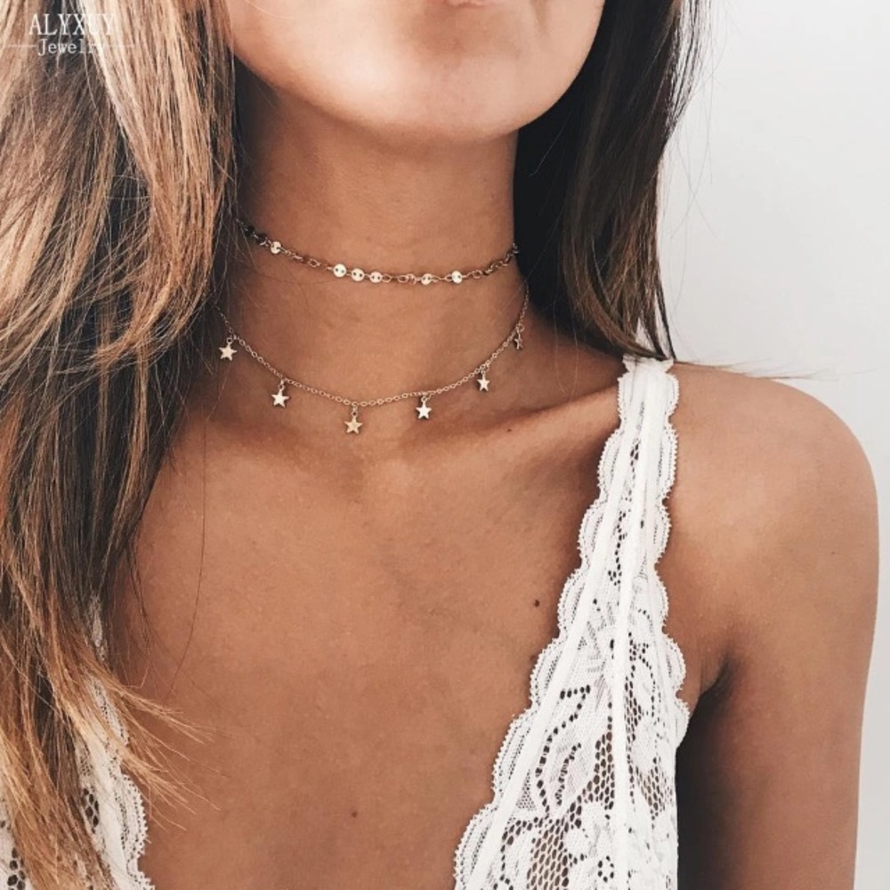 New Double  Beaded /stars necklaces🎄shop early🎄