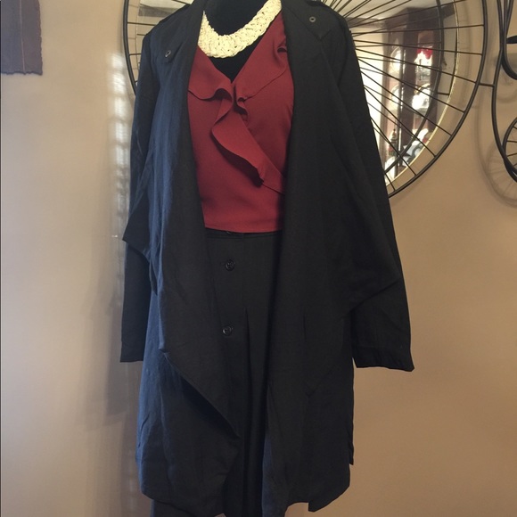 BUNDLE SALE: Wrap semi-sheer top - Picture 3 of 7