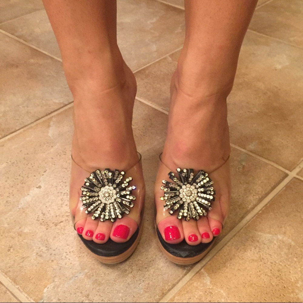 Betsey Johnson Starburst Polly Heels