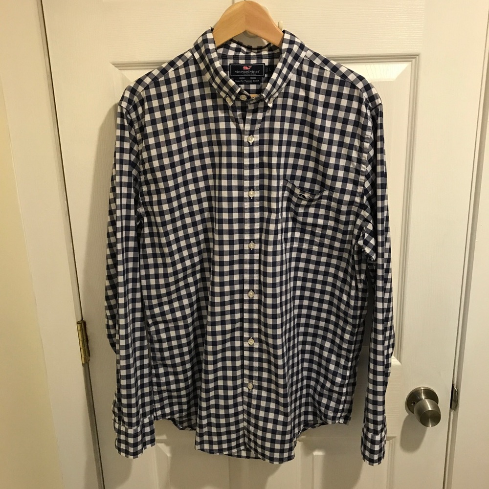 Vineyard Vines gingham button down