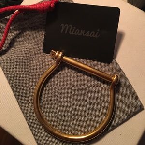 Gold plated miansai cuff