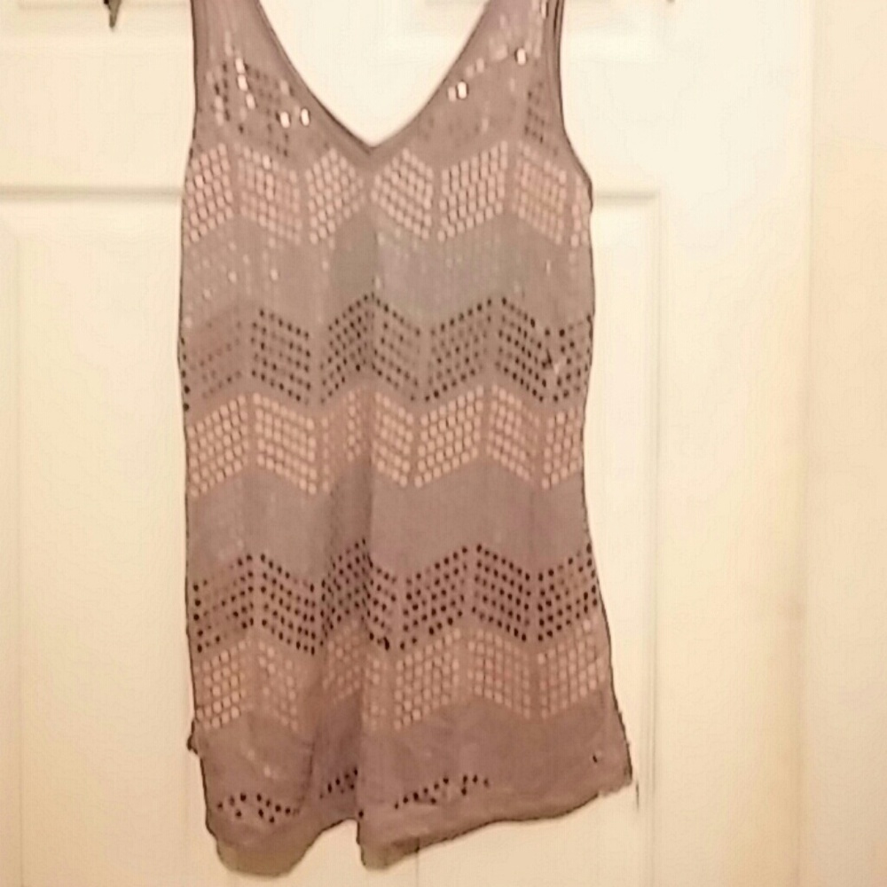 Women's sequined tank