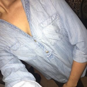 America Eagle Denim Shirt