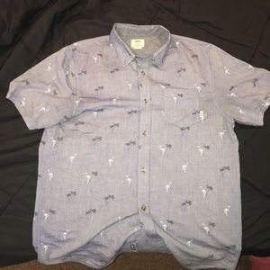 Vans button up collared shirt