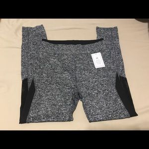 Never worn grey & black leggings