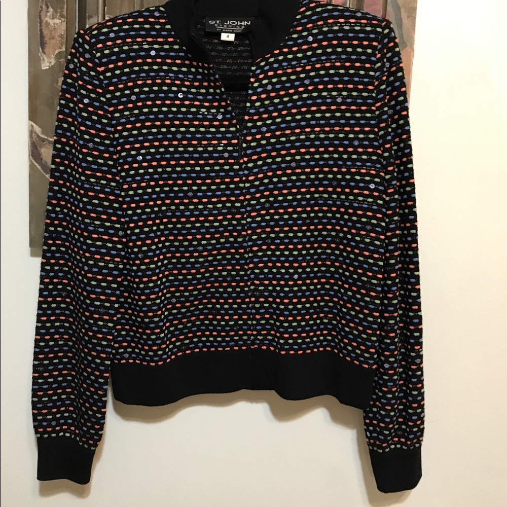 St. John evening zip up jacket