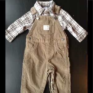 2pc Boys Overall Set