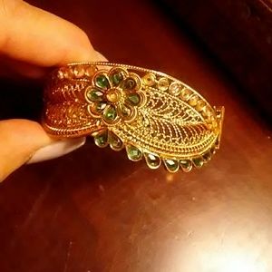 India inspired filigree bracelet