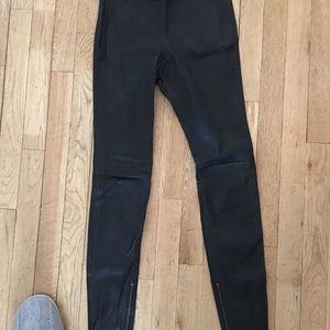 Leather leggings