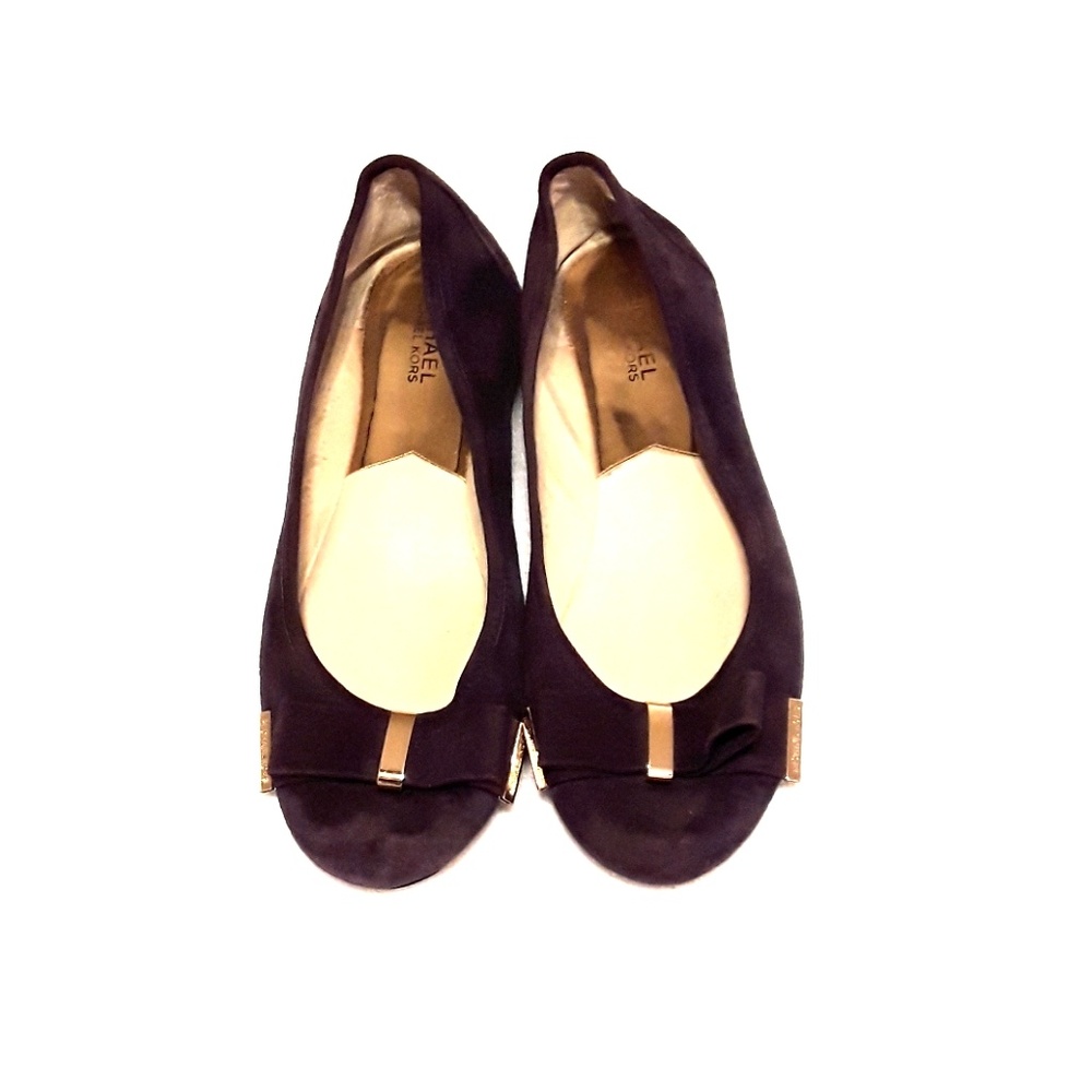 MICHAEL Michael Kors Kiera Suede Bow Ballet Flats