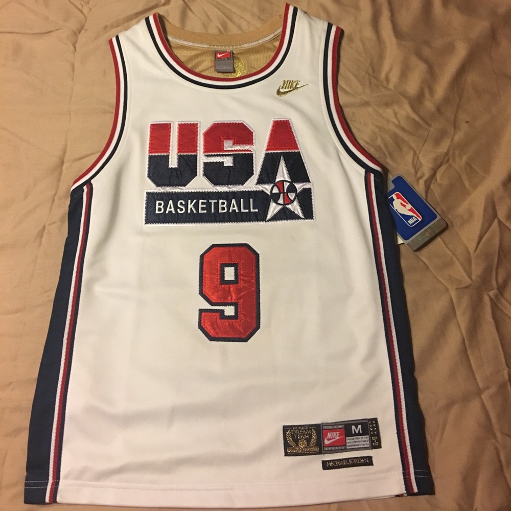 ‘92 Dream Team Michael Jordan USA jersey Youth Med