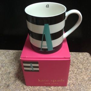 Kate Spade Letter Mug