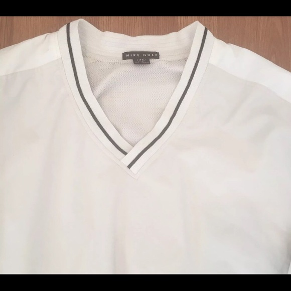 Nike Golf Men’s Jacket Beige Vented Back - Picture 3 of 6