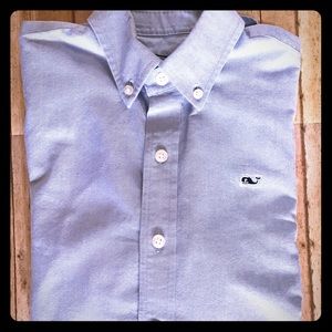 Boys Vineyard Vines Solid Oxford Shirt