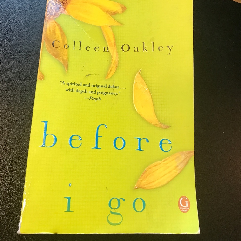 ⚠️‼️SOLD Before I Go Colleen Oakley Book