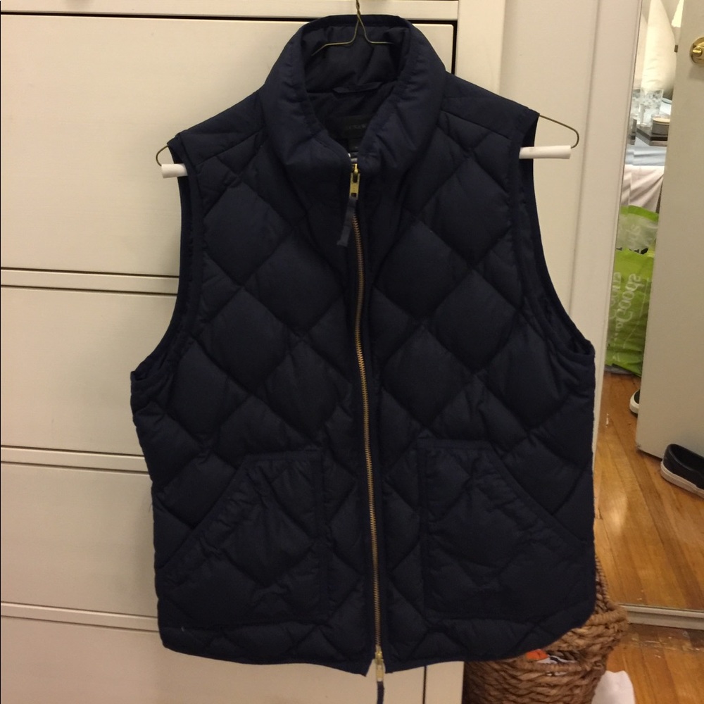 J.Crew quilted puffer vest
