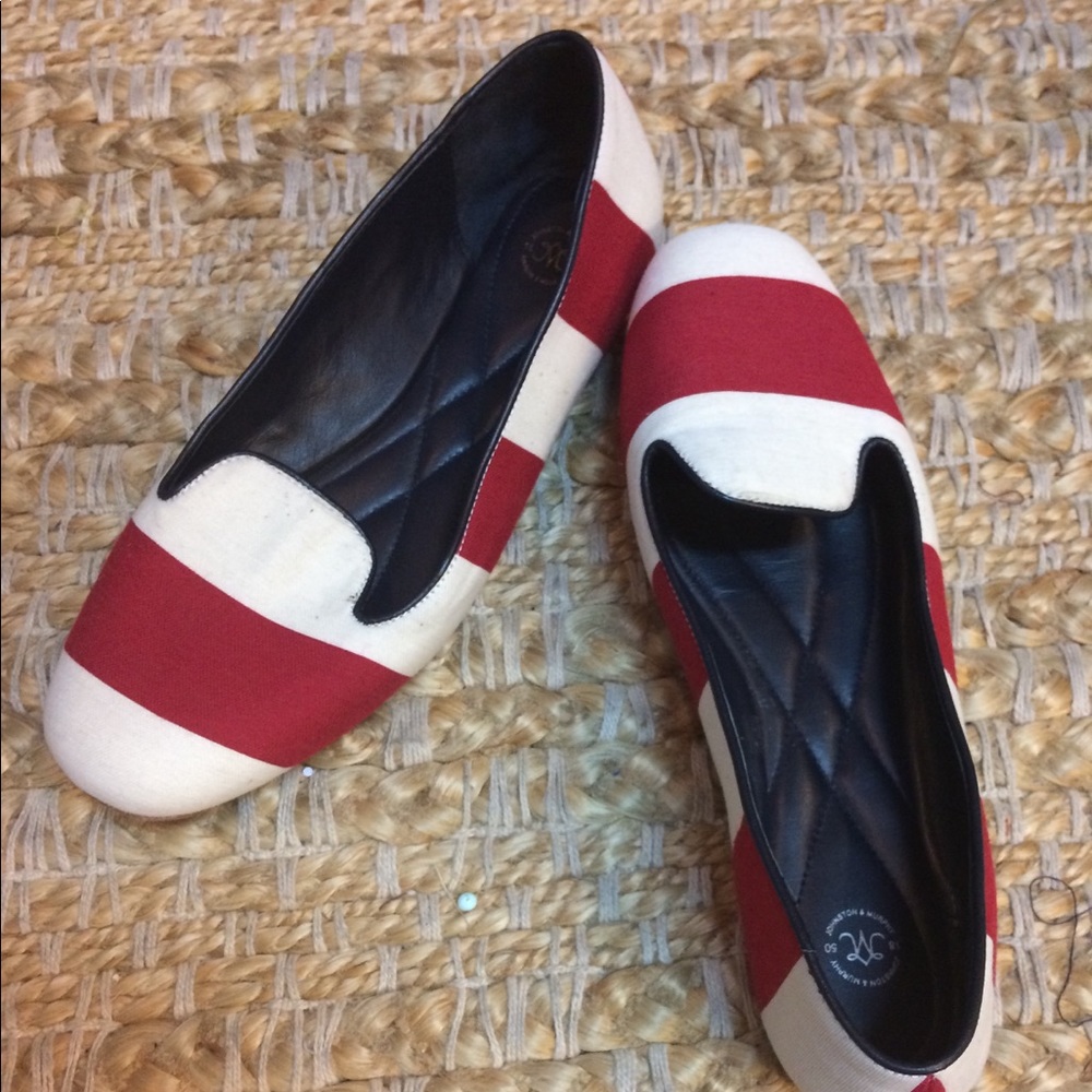 Johnston & Murphy Women’s striped loafers