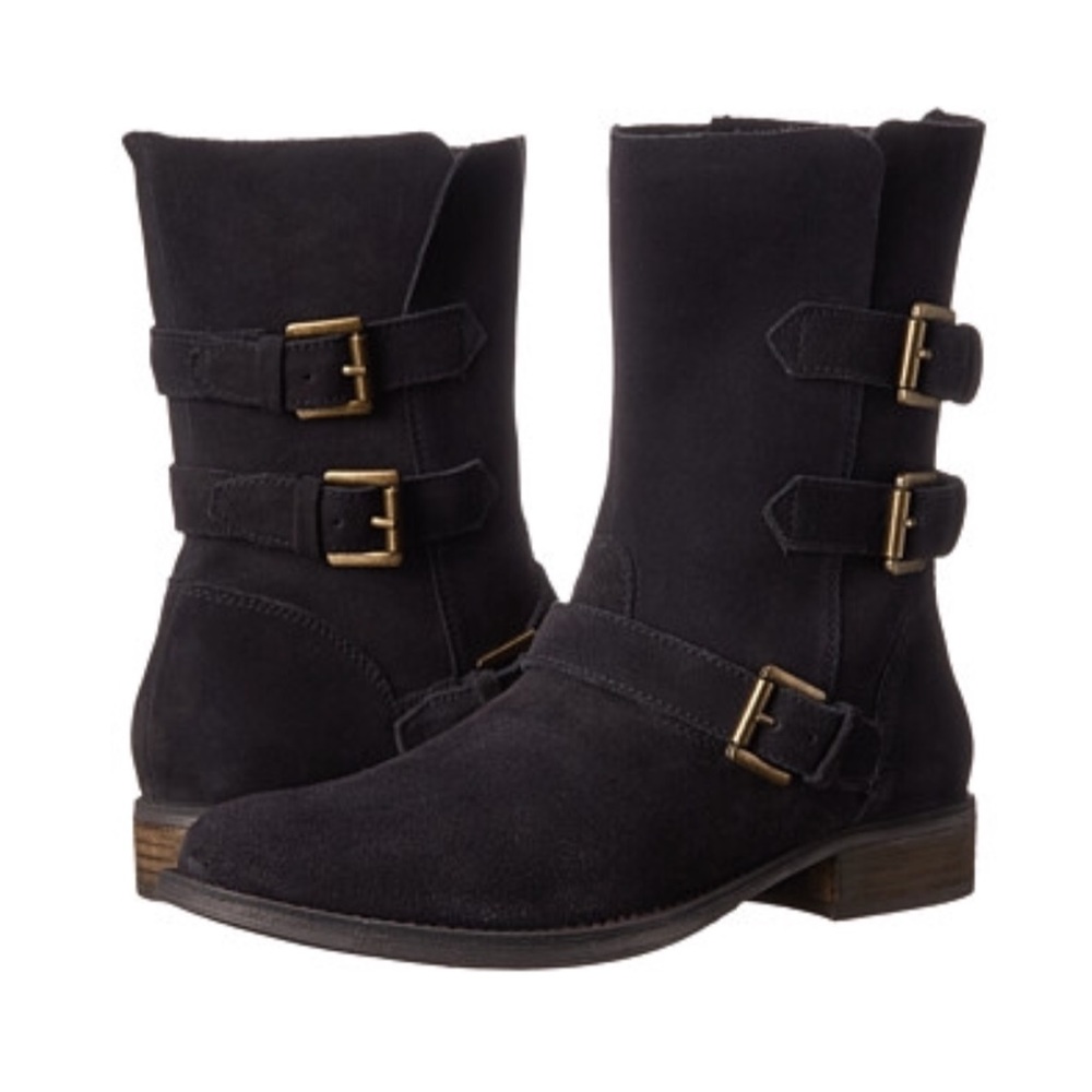 NEW Steve Madden suede black booties
