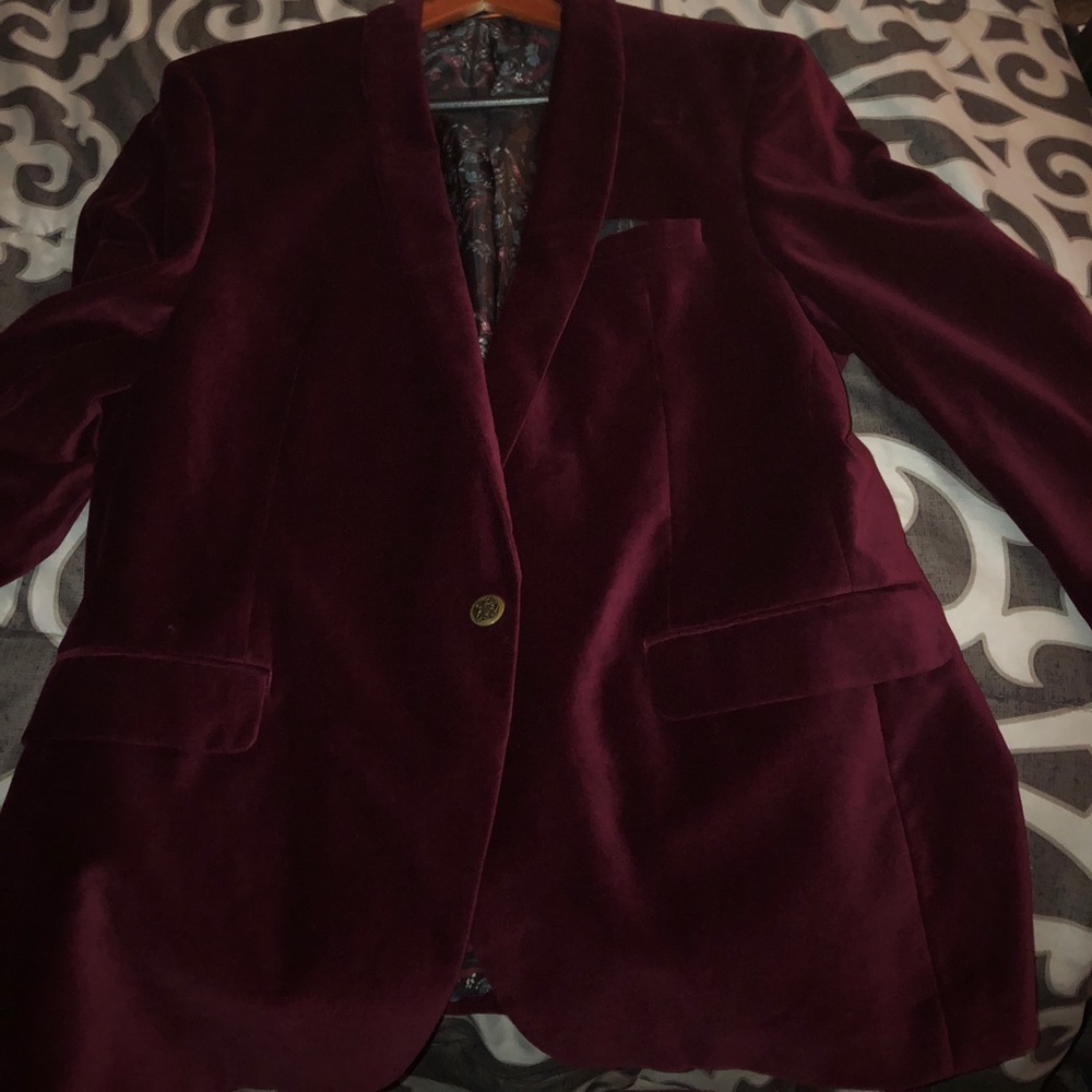 Burgundy Blazer