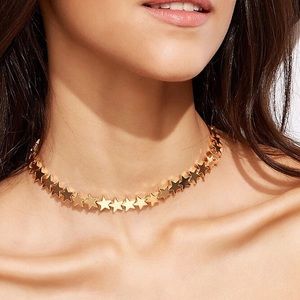 Punk Style Star Choker Necklace