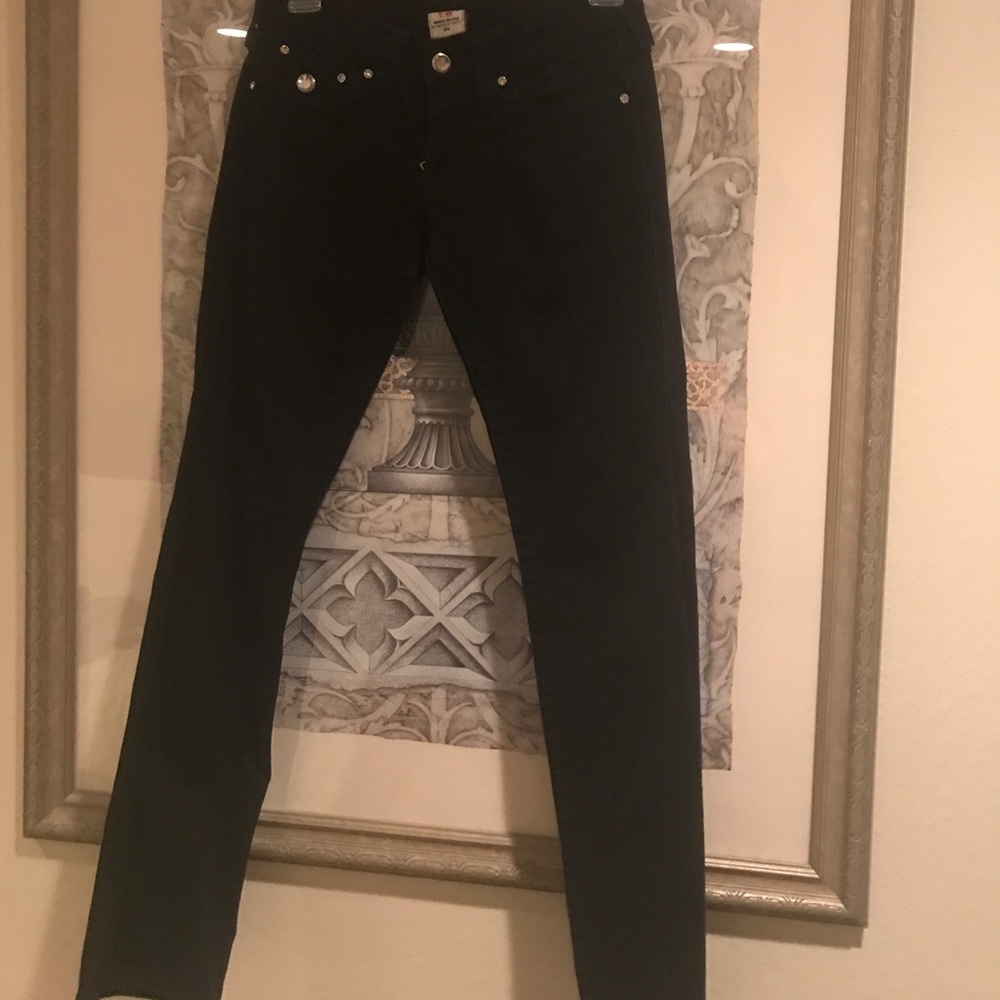 Black denim