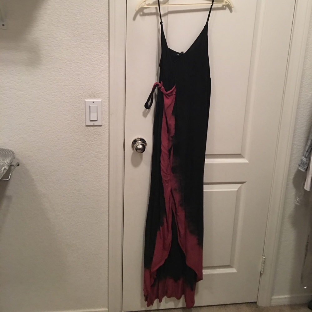 Express ombre wrap dress