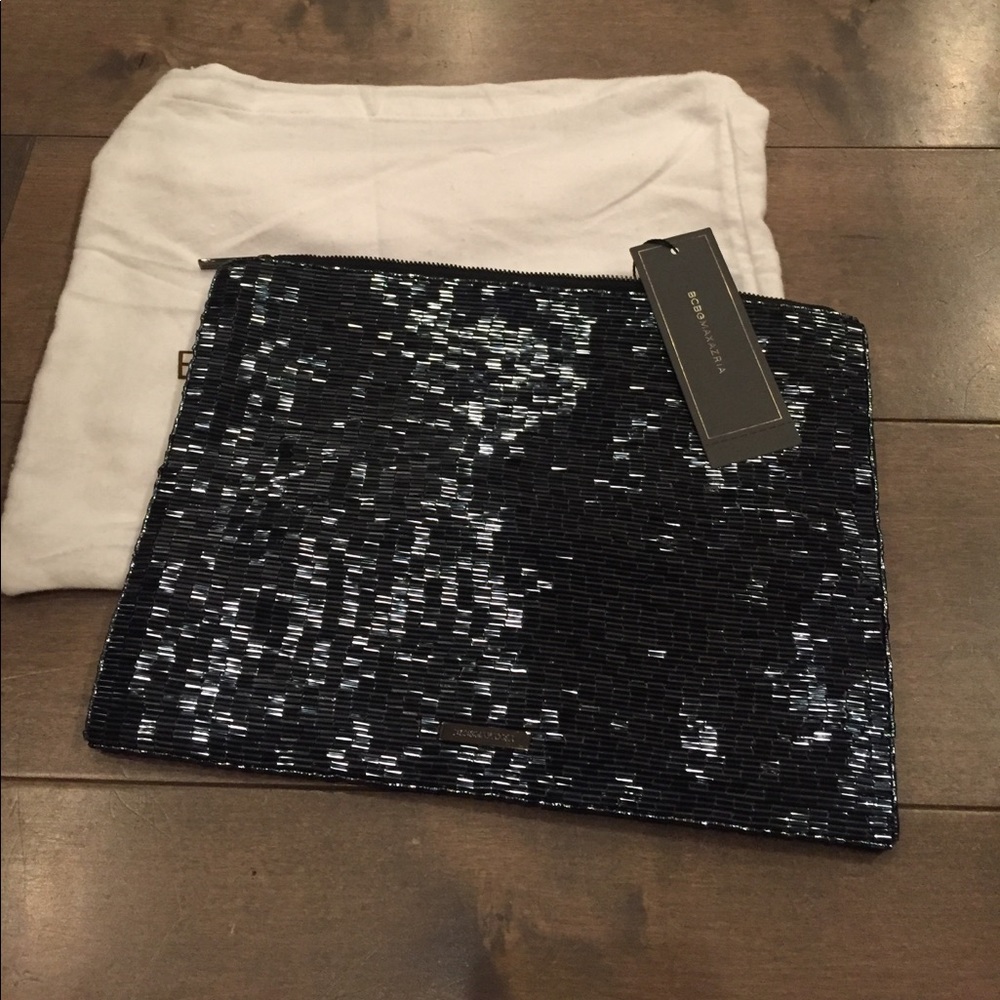 NWT BCBG MaxAzria sequin clutch