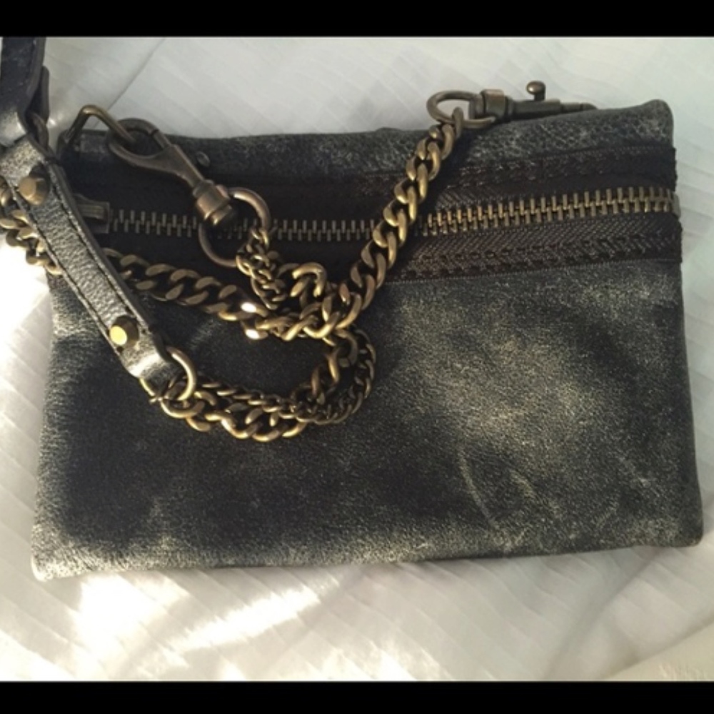 J Crew mini cross body gray