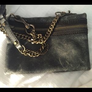 J Crew mini cross body gray