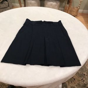 Zara Navy blue A Line Skirt with pockets