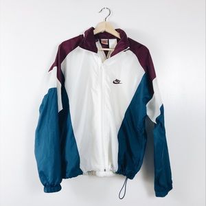 🔥 Vintage TriTone Nike 💨breaker w/ hidden hood